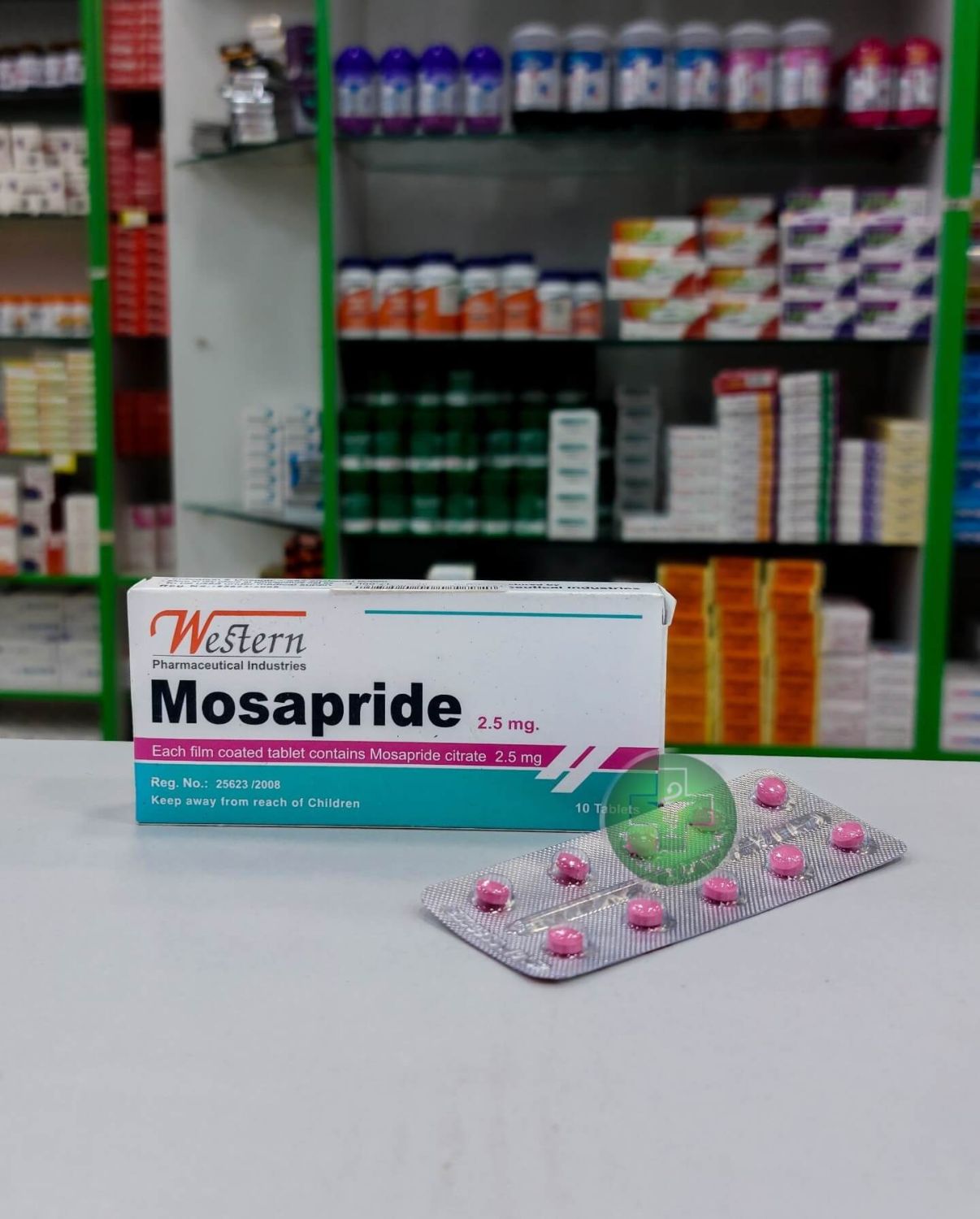 Mosapride 2.5 mg 10 tablets