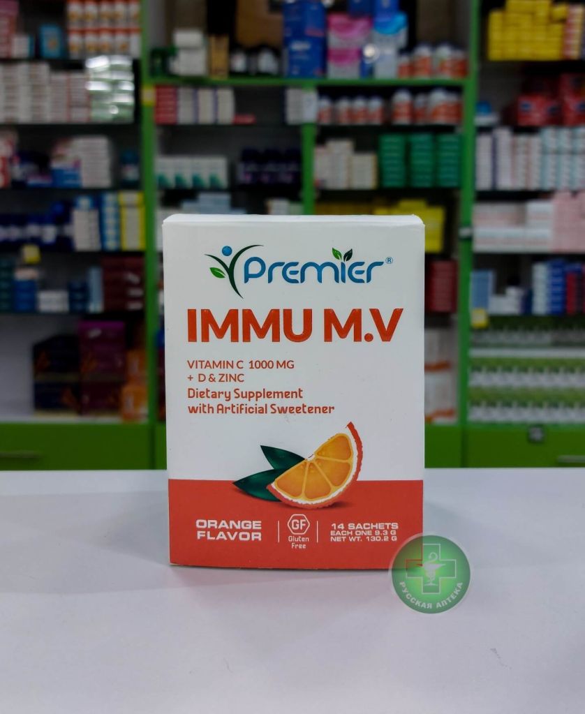 Premier Immu M.V Vitamin and mineral complex for immune support 14 sachets