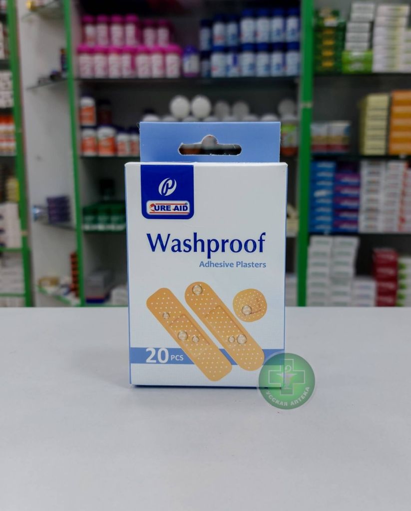 Cure-Aid Washproof assorted plasters 20 pcs