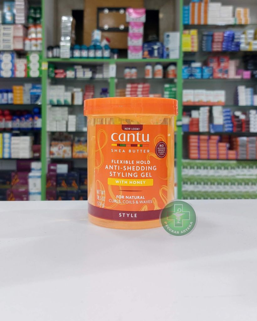 Cantu Styling gel for curly and wavy hair with Honey and shea butter 524 g