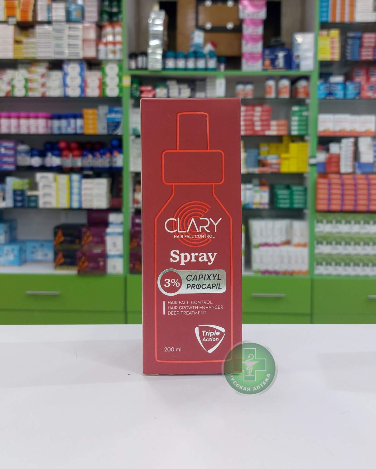 Clary Hair fall control spray with 3% Procapil & 3% Capixyl for hair strengthening and growth 200 ml