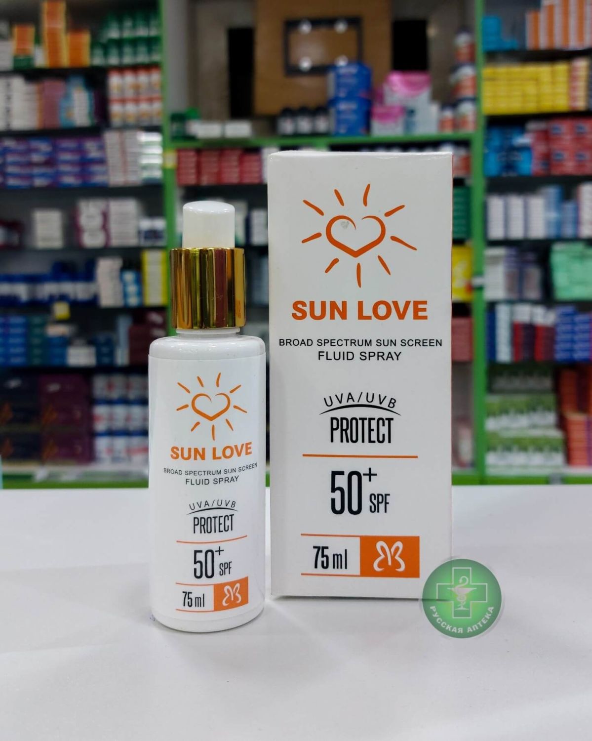 SUN LOVE Broad Spectrum Sunscreen Fluid Spray SPF50+ 75 ml