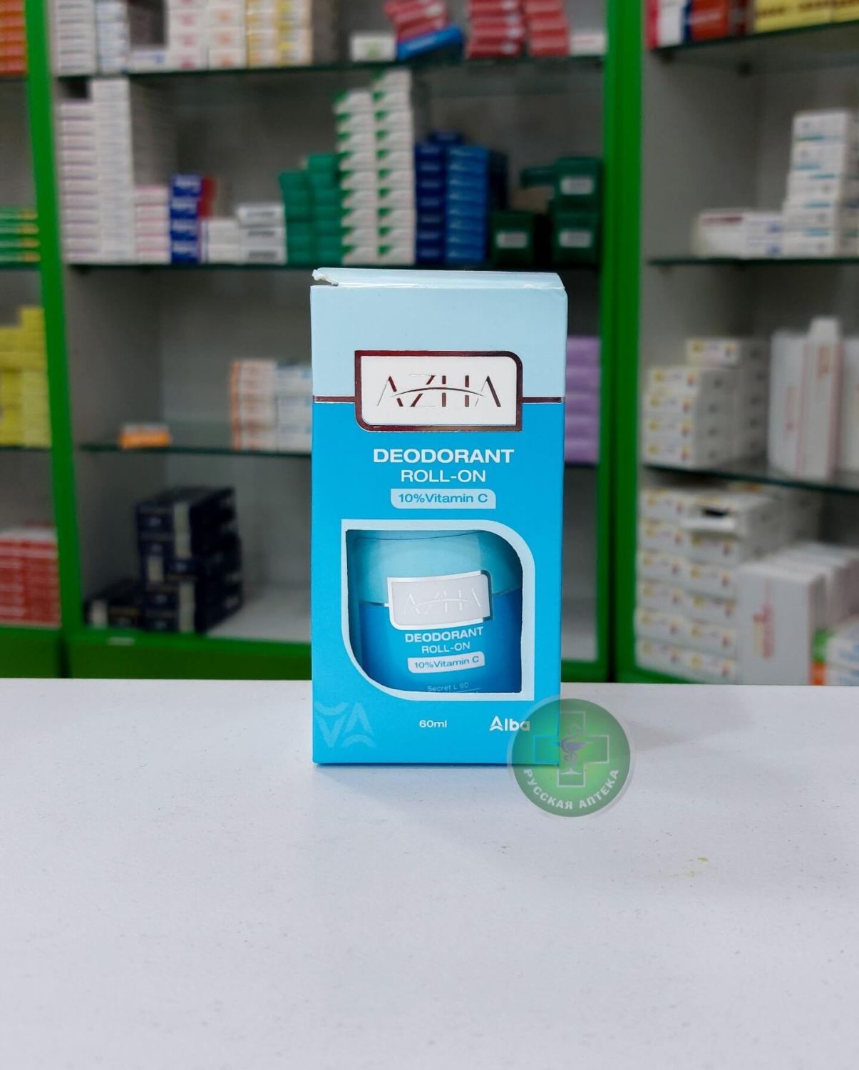 Azha Whitening roll-on deodorant 48h Lemon & lavender 60 ml