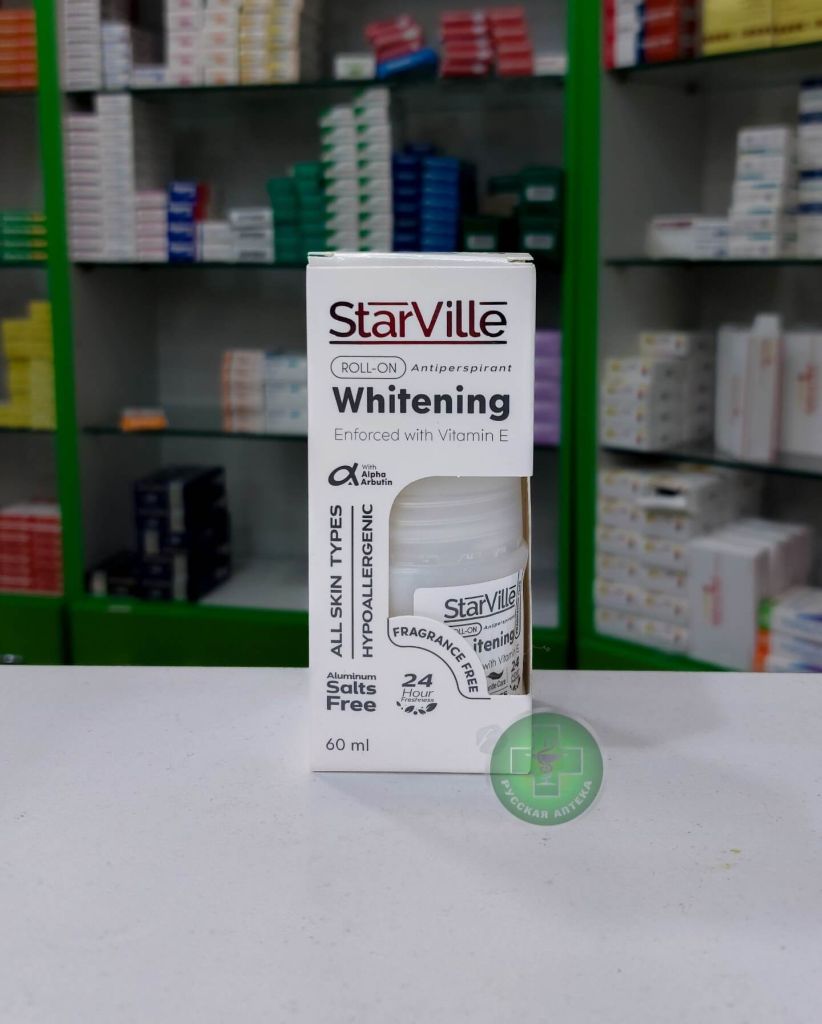 Starville Brightening roll-on antiperspirant fragrance free 60 ml