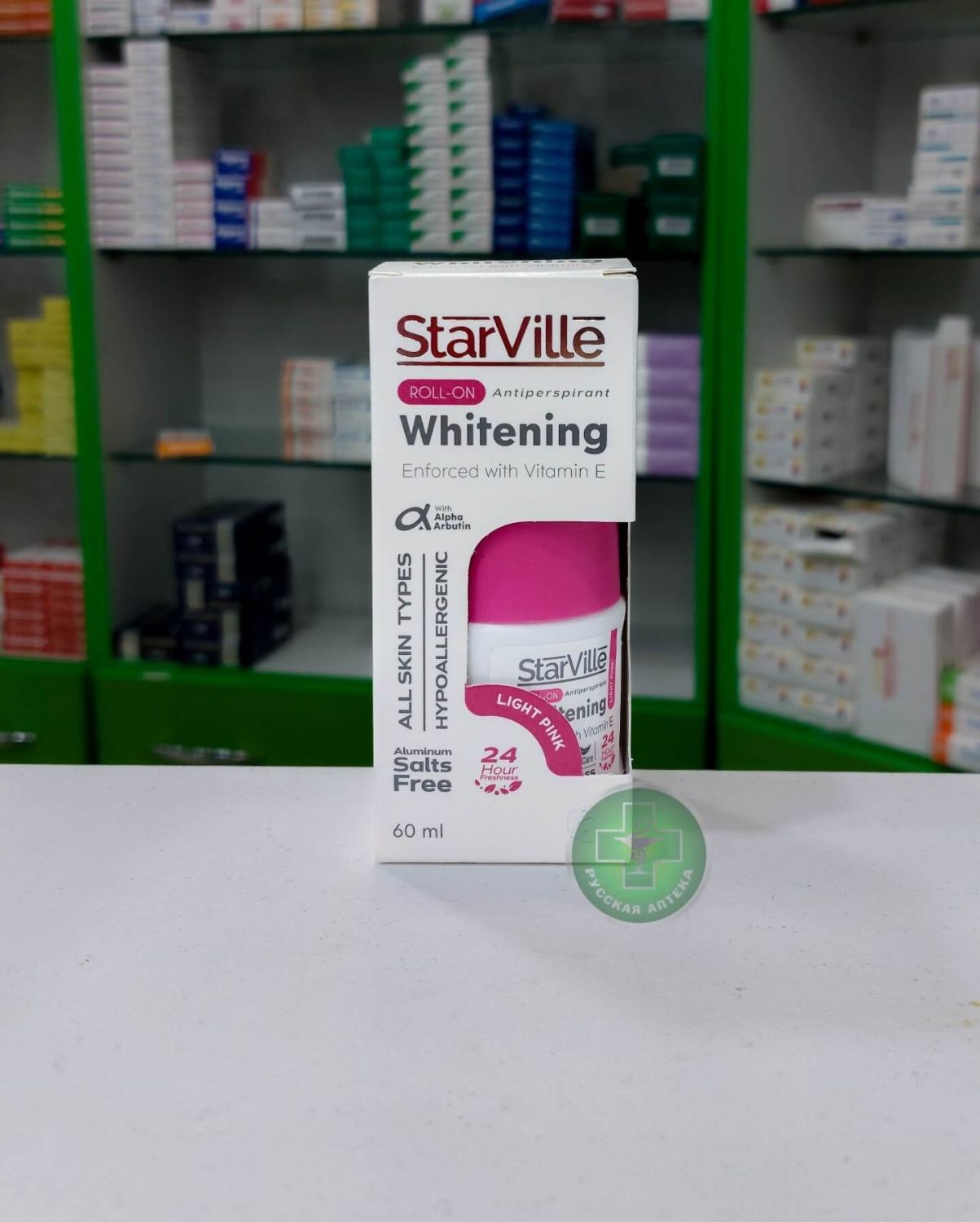 Starville Brightening roll-on antiperspirant “Light Pink” 60 ml