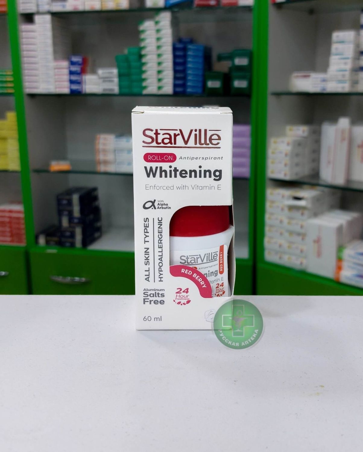 Starville Brightening roll-on antiperspirant “Red berry” 60 ml
