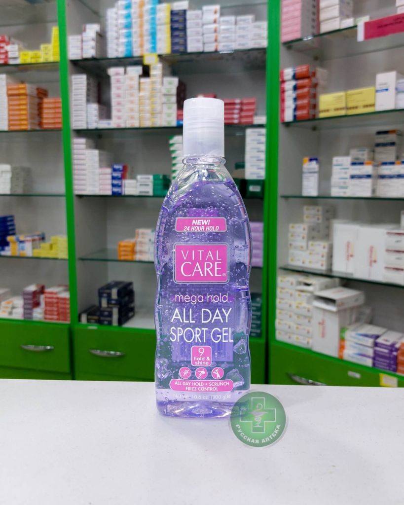 Vital Care Mega Hold All Day Sport Styling Gel 300 g