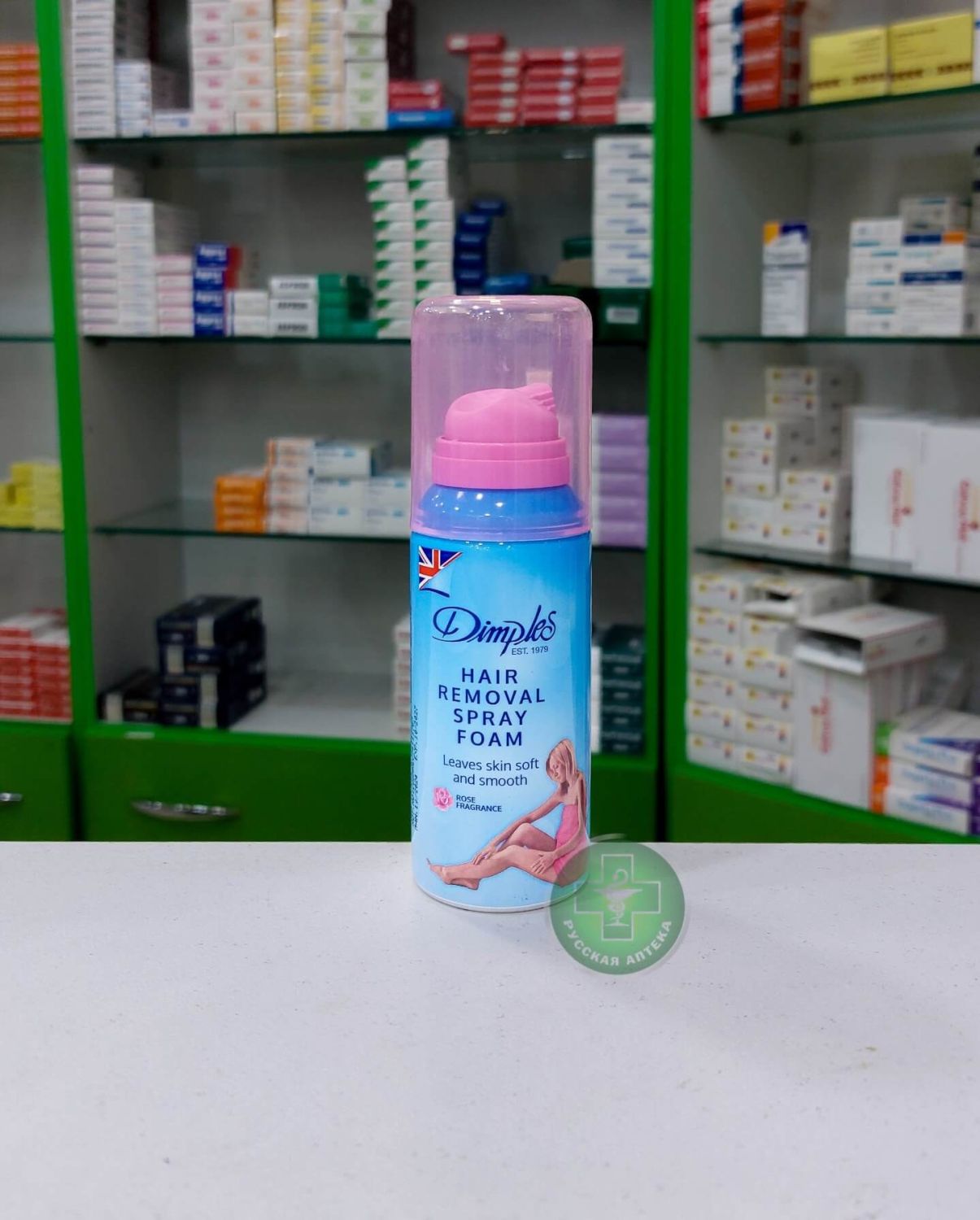 Dimples Hair Removal Spray Foam Rose fragrance 200 ml