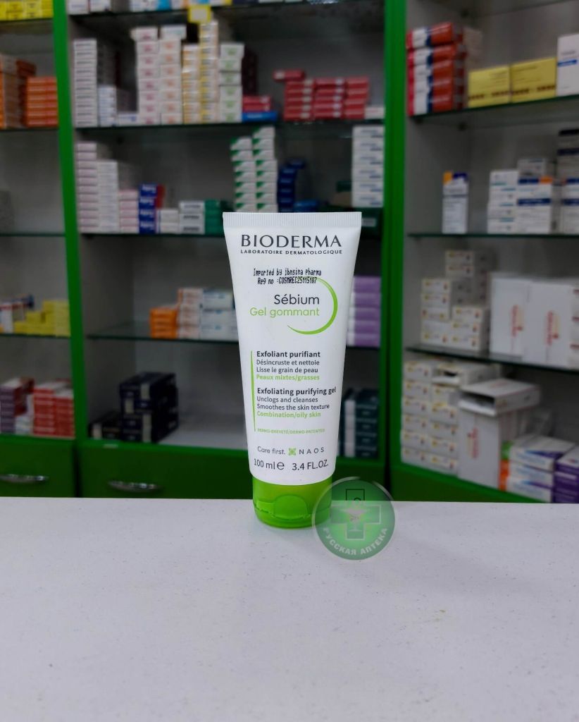 Bioderma Sebium Gommant Exfoliating and purifying gel for combination to oily skin 100 ml