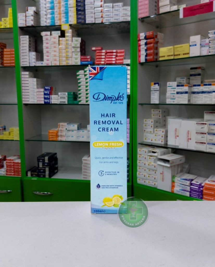 Dimples Hair Removal Cream Lemon Fresh 100 ml