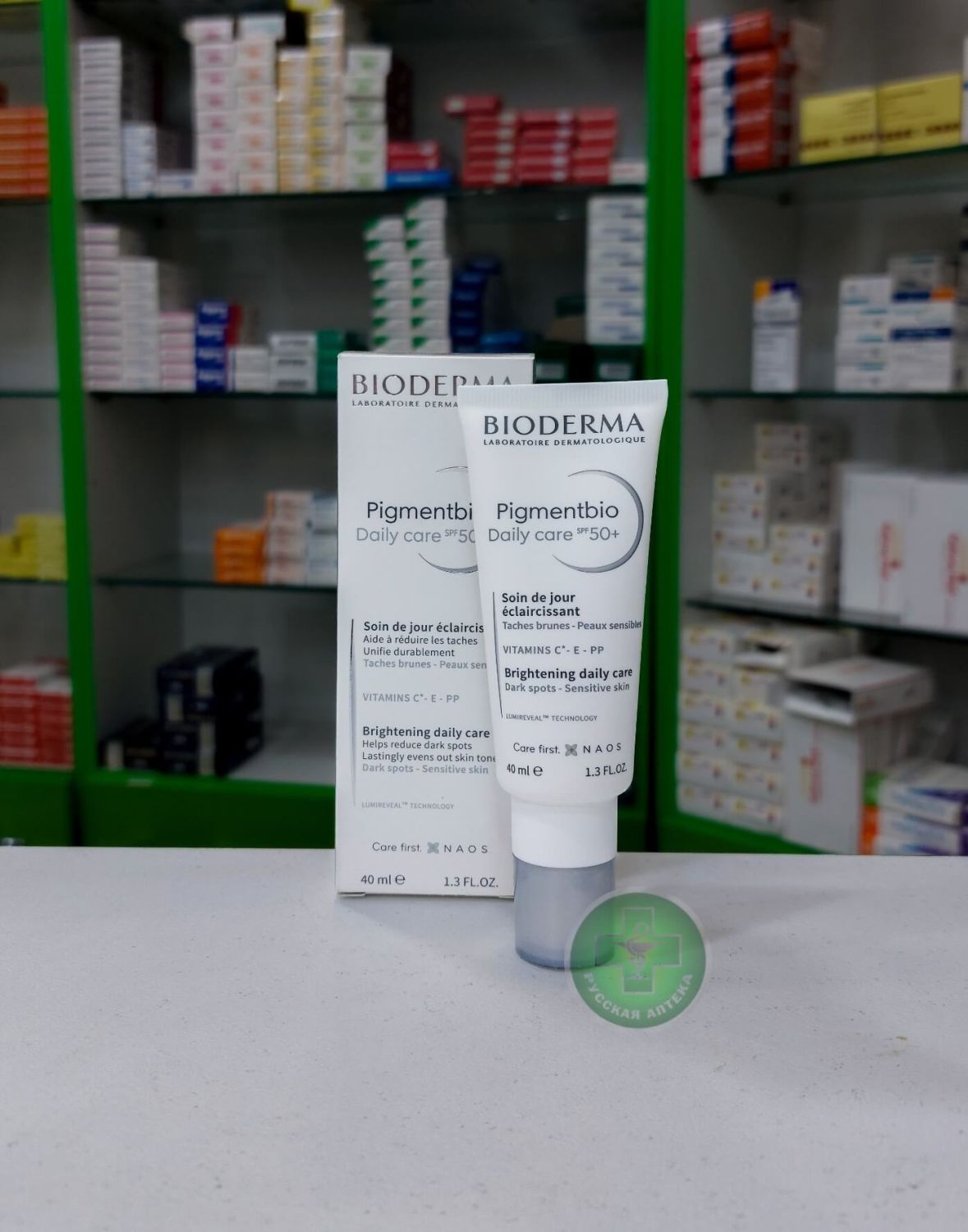 Bioderma Pigmentbio Осветляющий дневной крем с SPF50+ 40 мл