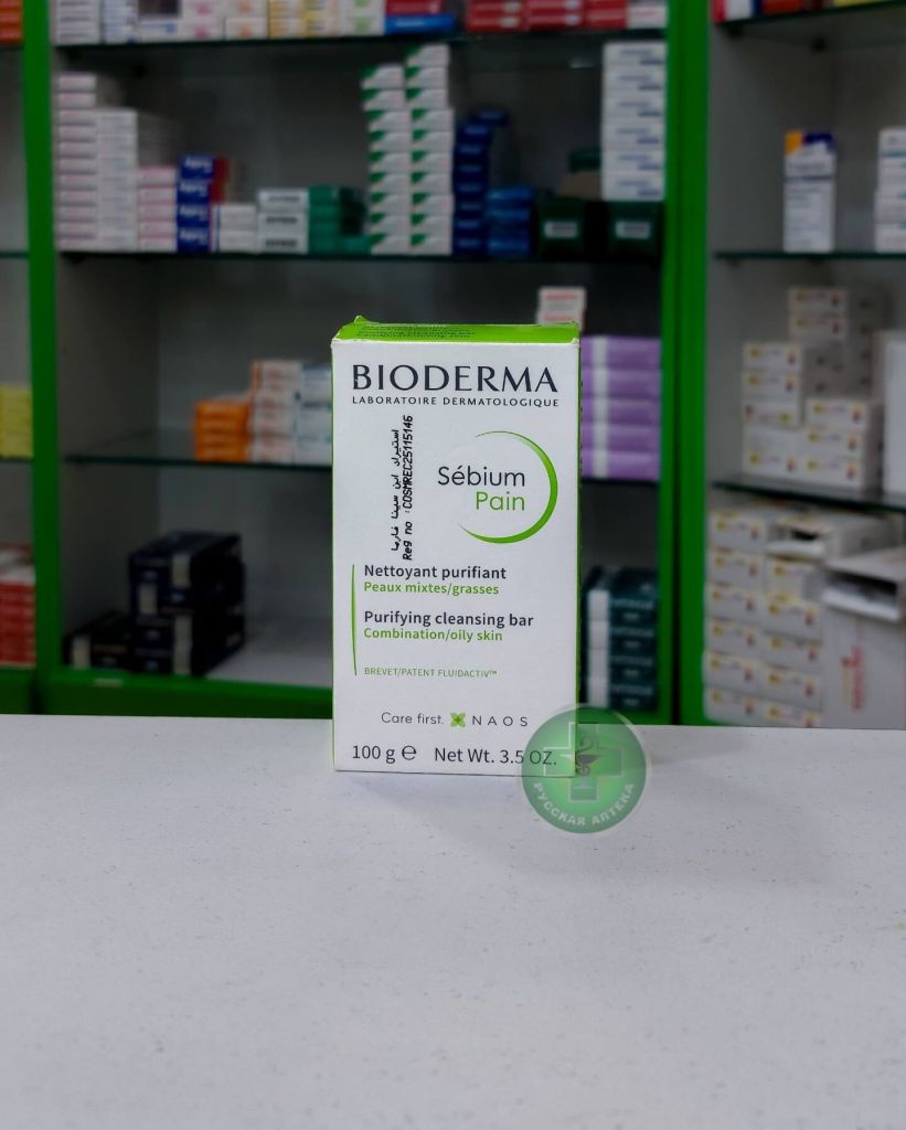 Bioderma Sebium Dermatological cleansing bar for combination to oily skin 100 g