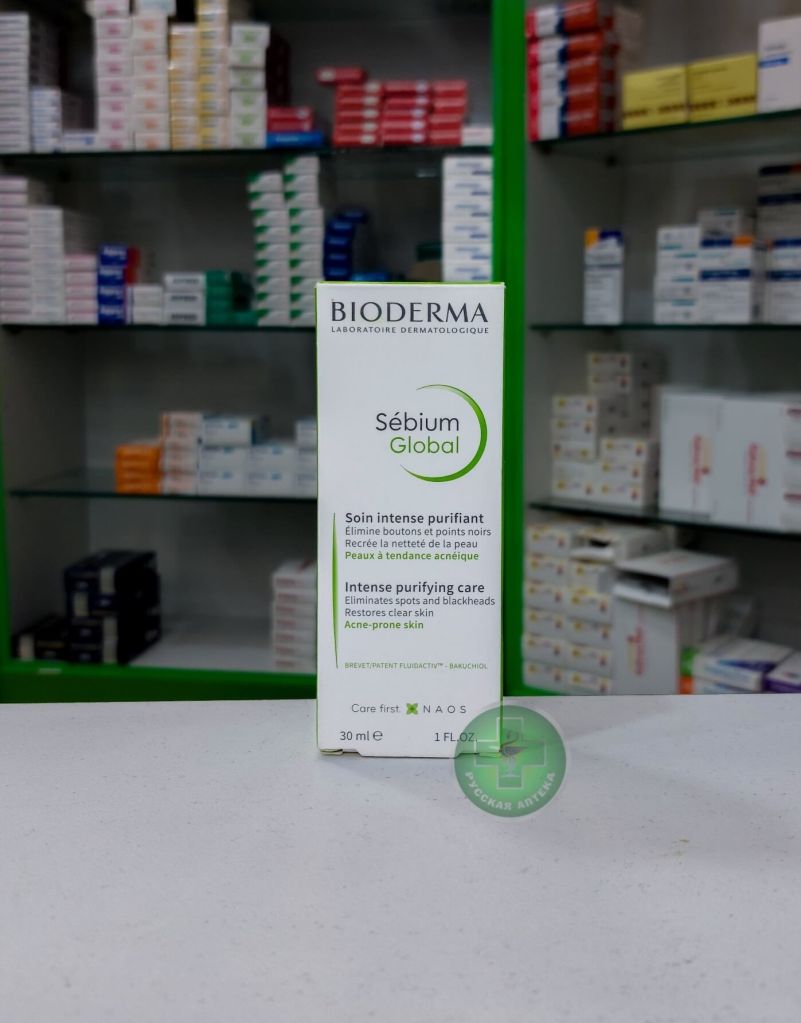 Bioderma Sebium Global Intense purifying cream-care for acne-prone skin 30 ml