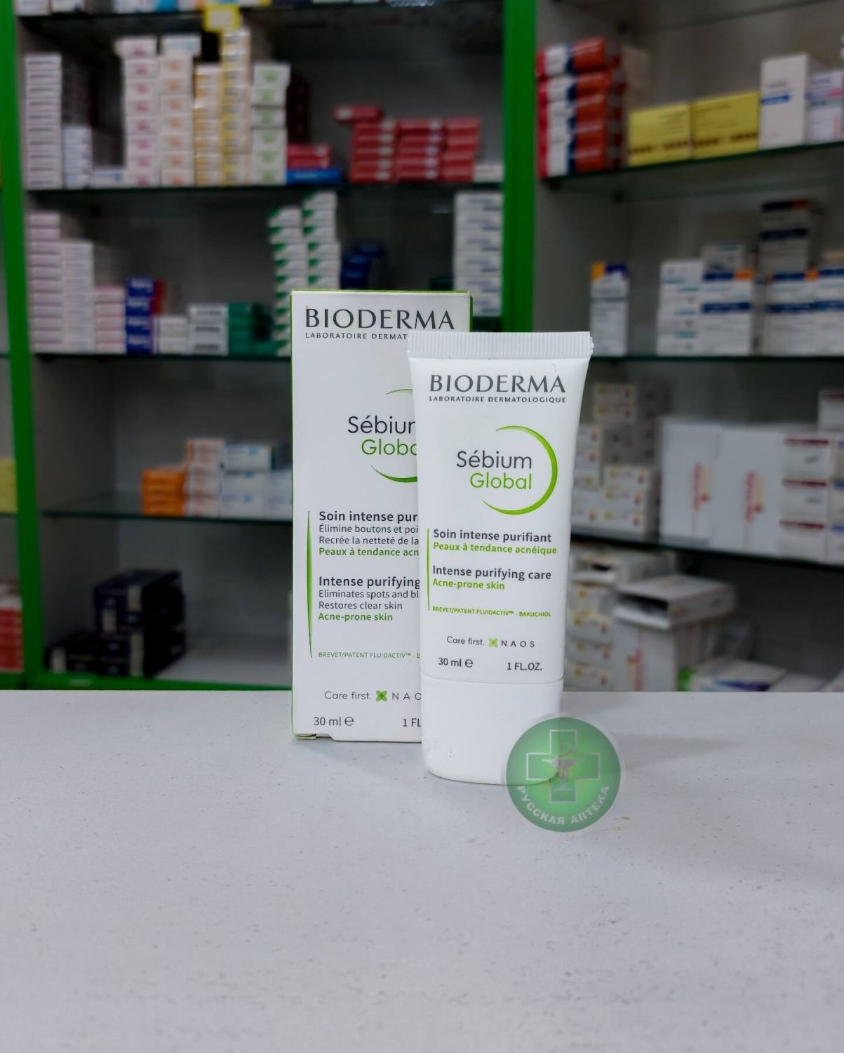 Bioderma Sebium Global Intense purifying cream-care for acne-prone skin 30 ml