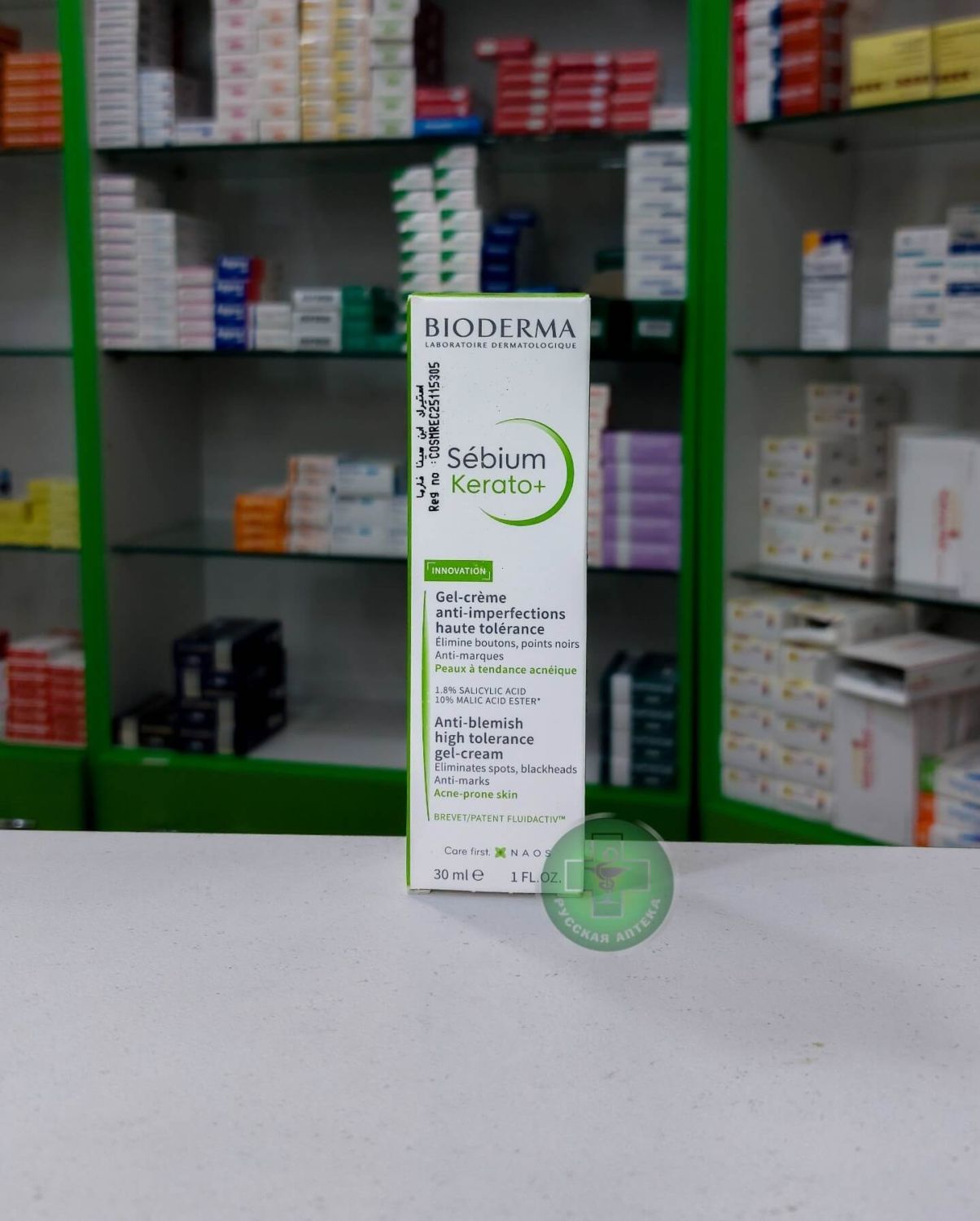 Bioderma Sebium Kerato+ High tolerance anti-blemish gel-cream for acne-prone skin 30 ml