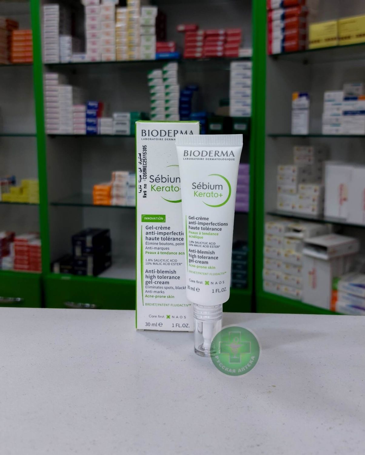 Bioderma Sebium Kerato+ High tolerance anti-blemish gel-cream for acne-prone skin 30 ml