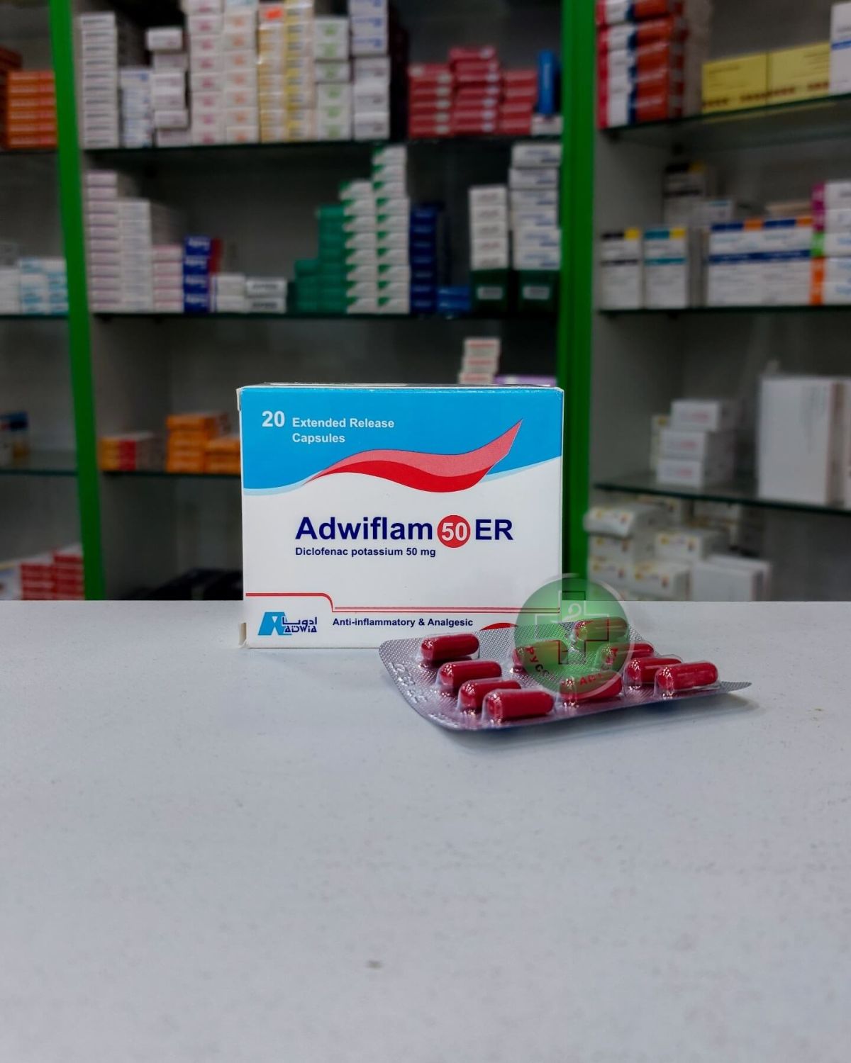 Adwiflam 50 mg ER 20 capsules