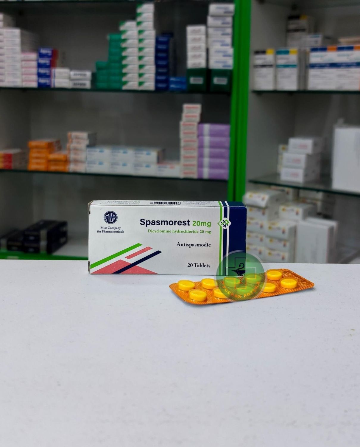Spasmorest 20 mg 20 tablets