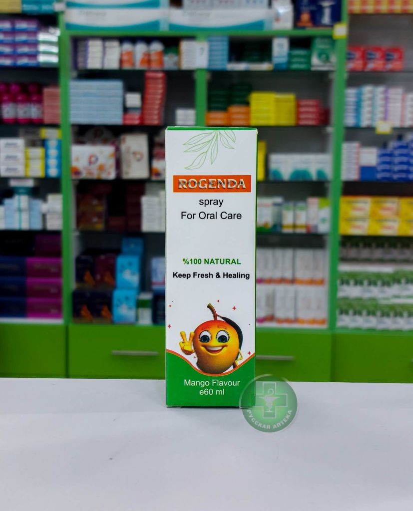 Rogenda Spray for Oral Care Mango Flavour 60 ml