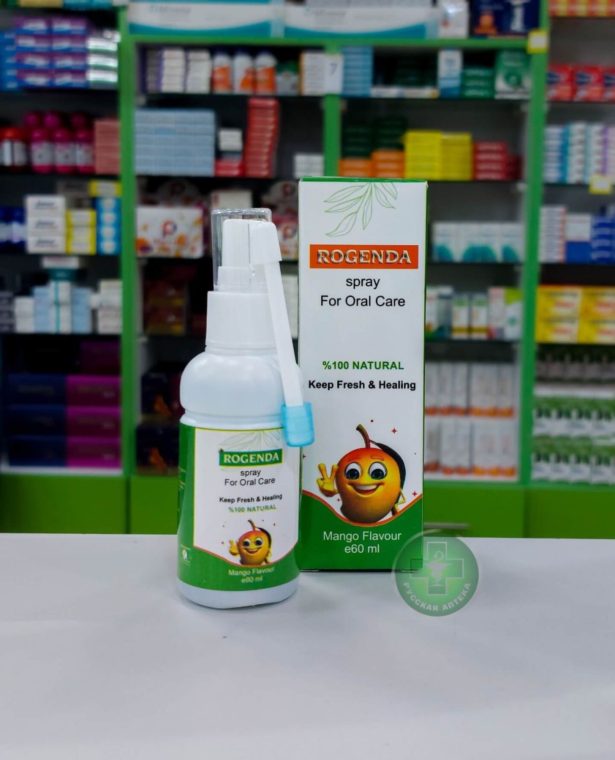 Rogenda Spray for Oral Care Mango Flavour 60 ml