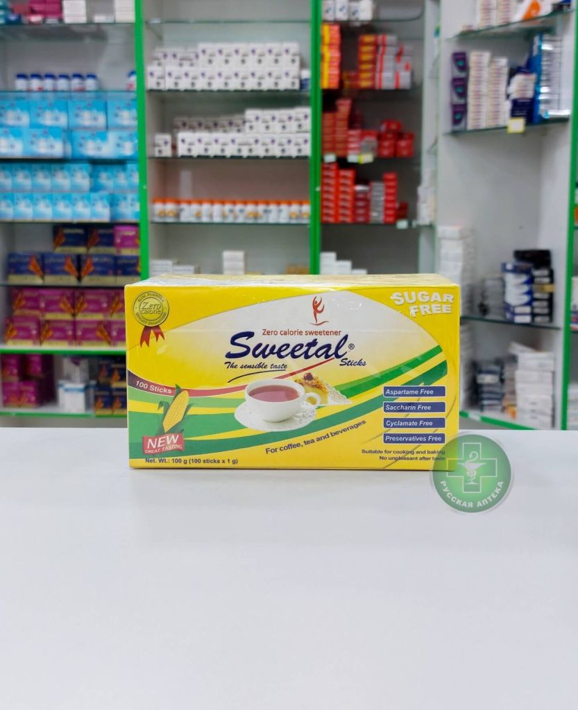 Sweetal Подсластитель 100 стиков х 1 г