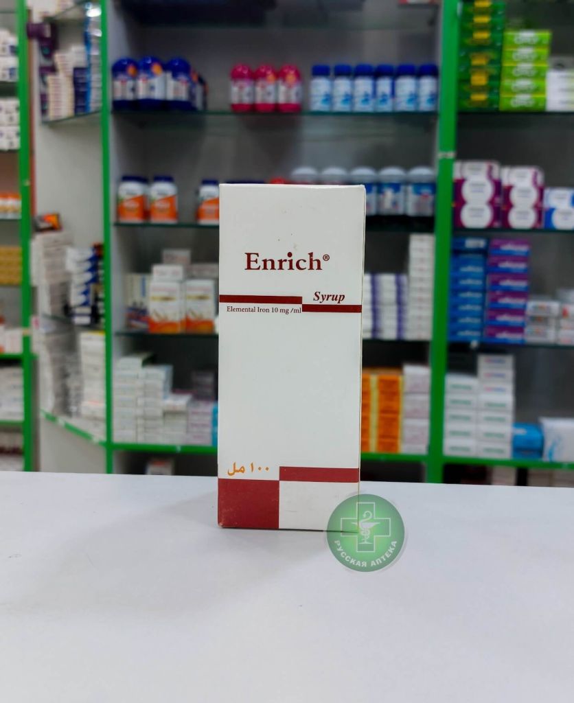 Enrich Syrup Elemental Iron 10 mg/ml 100 ml