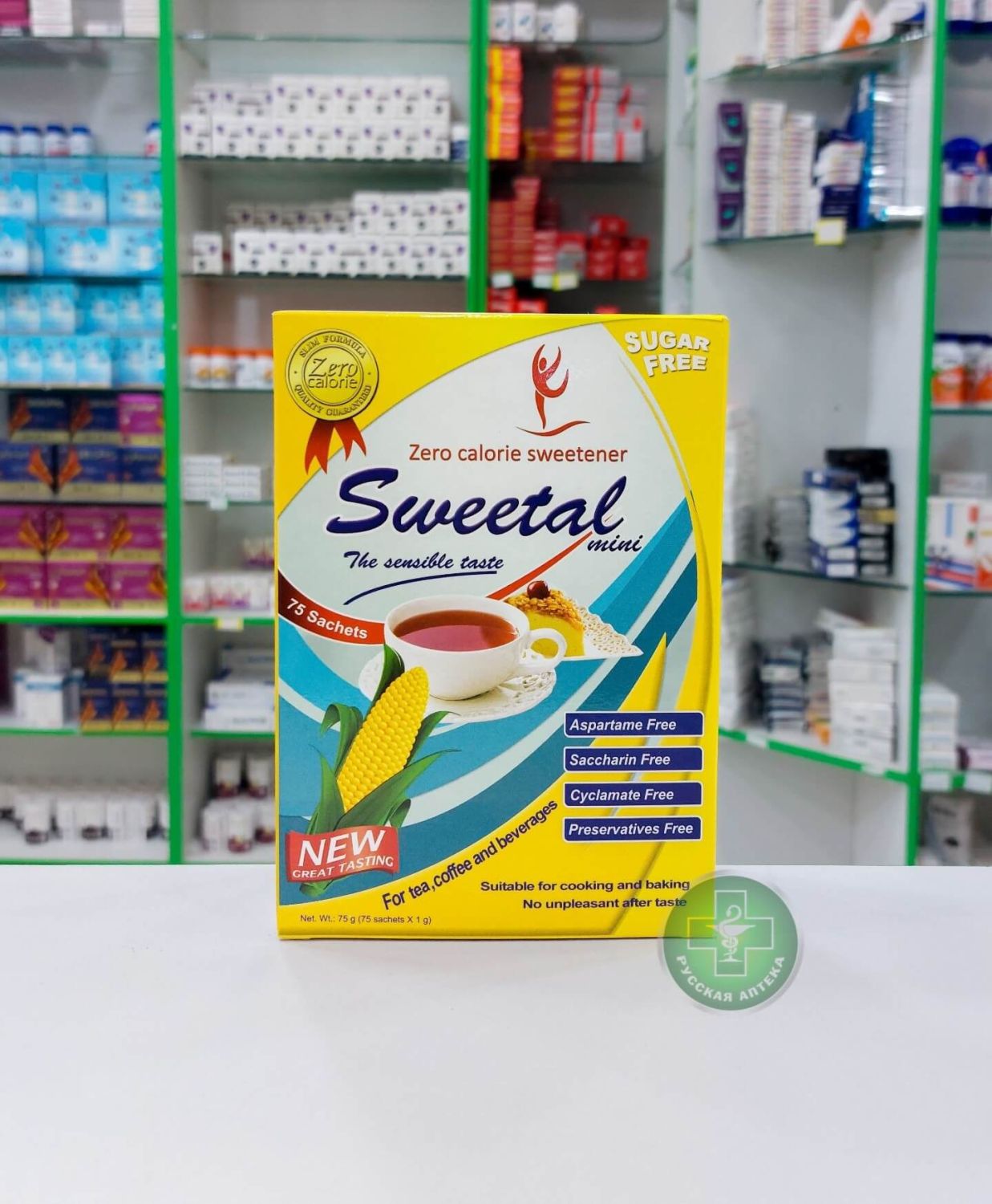 Sweetal Низкокалорийный подсластитель 75 г