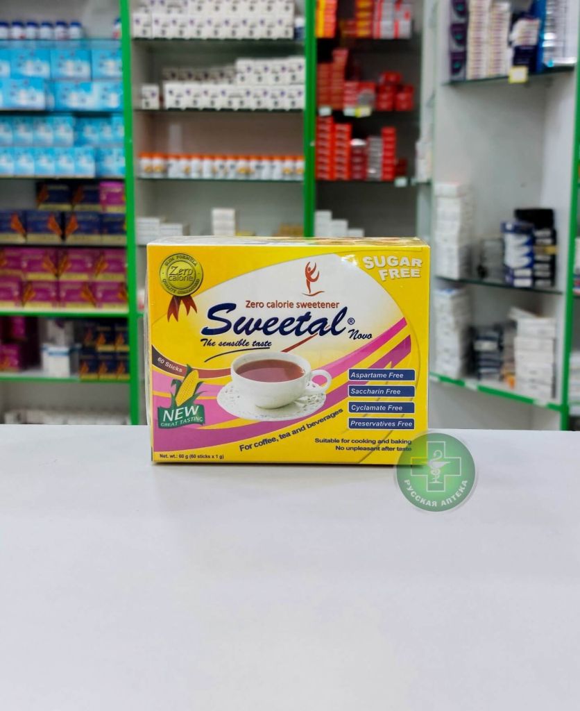 Sweetal Nova Zero-Calorie Sweetener 60 sticks