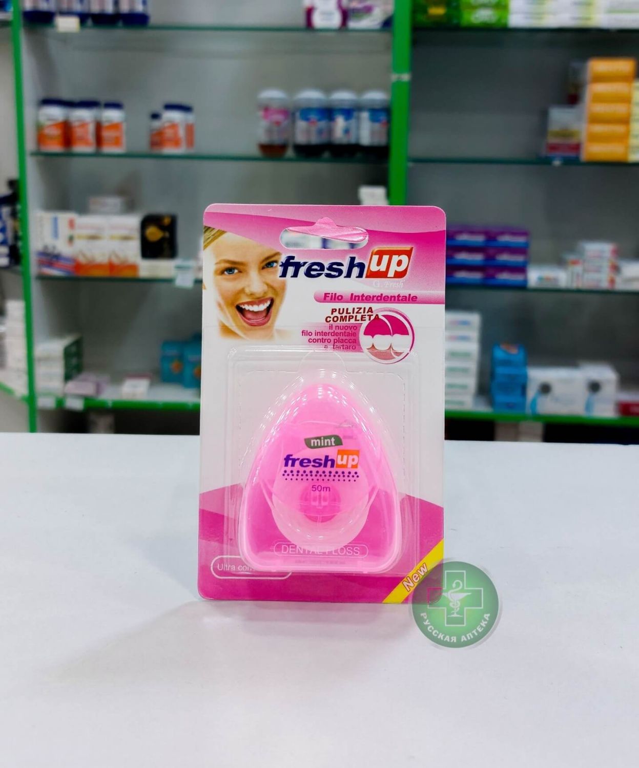 Fresh Up Dental Floss Mint 50 m 1 piece