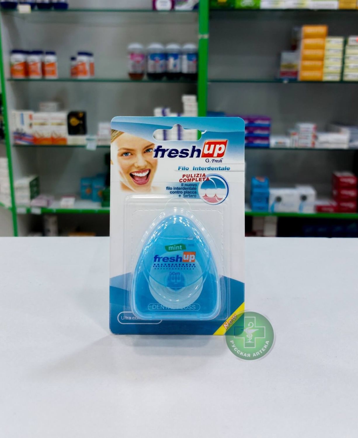 Fresh Up Dental Floss Mint 50 m 1 piece