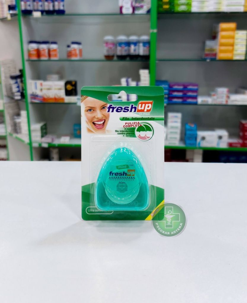 Fresh Up Dental Floss Mint 50 m 1 piece