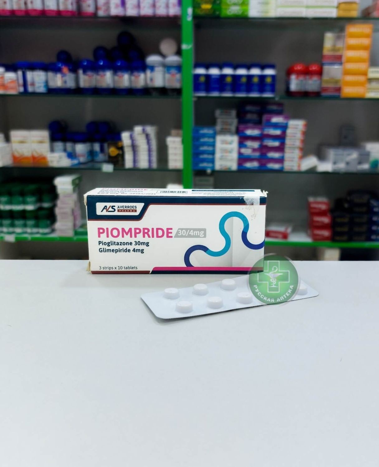 Piompride 30 mg/4 mg 30 tablets