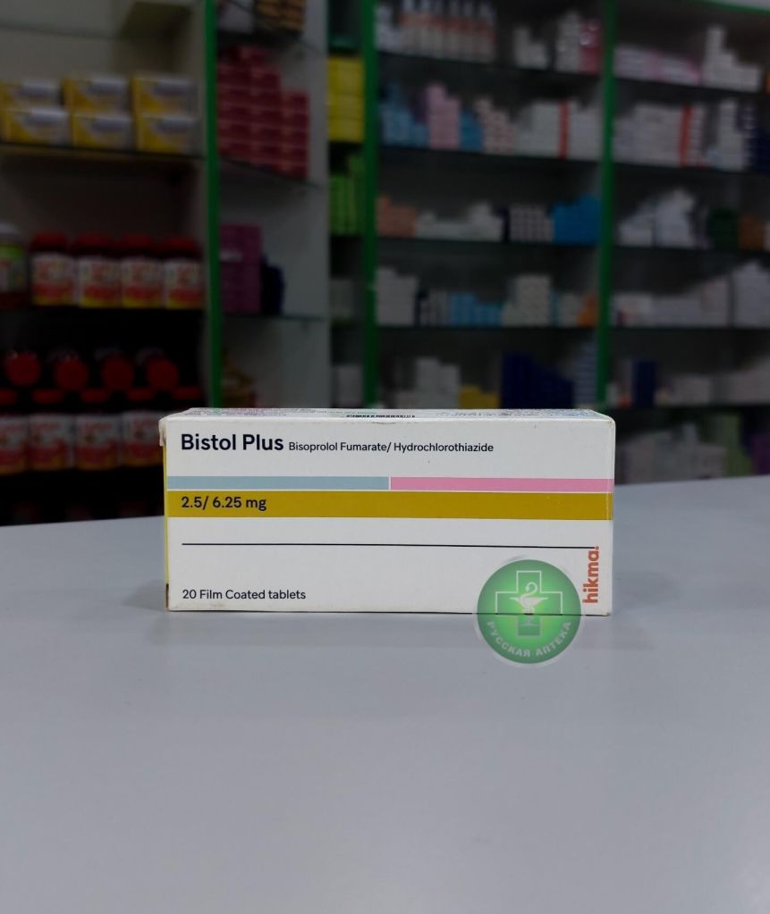 Bistol Plus 2,5 mg/6,25 mg 20 tablets