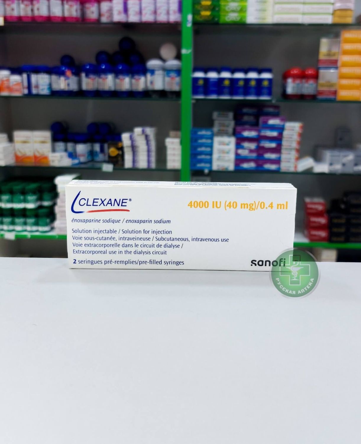 Clexane 40 mg/0.4 ml Injection solution 2 pre-filled syringes