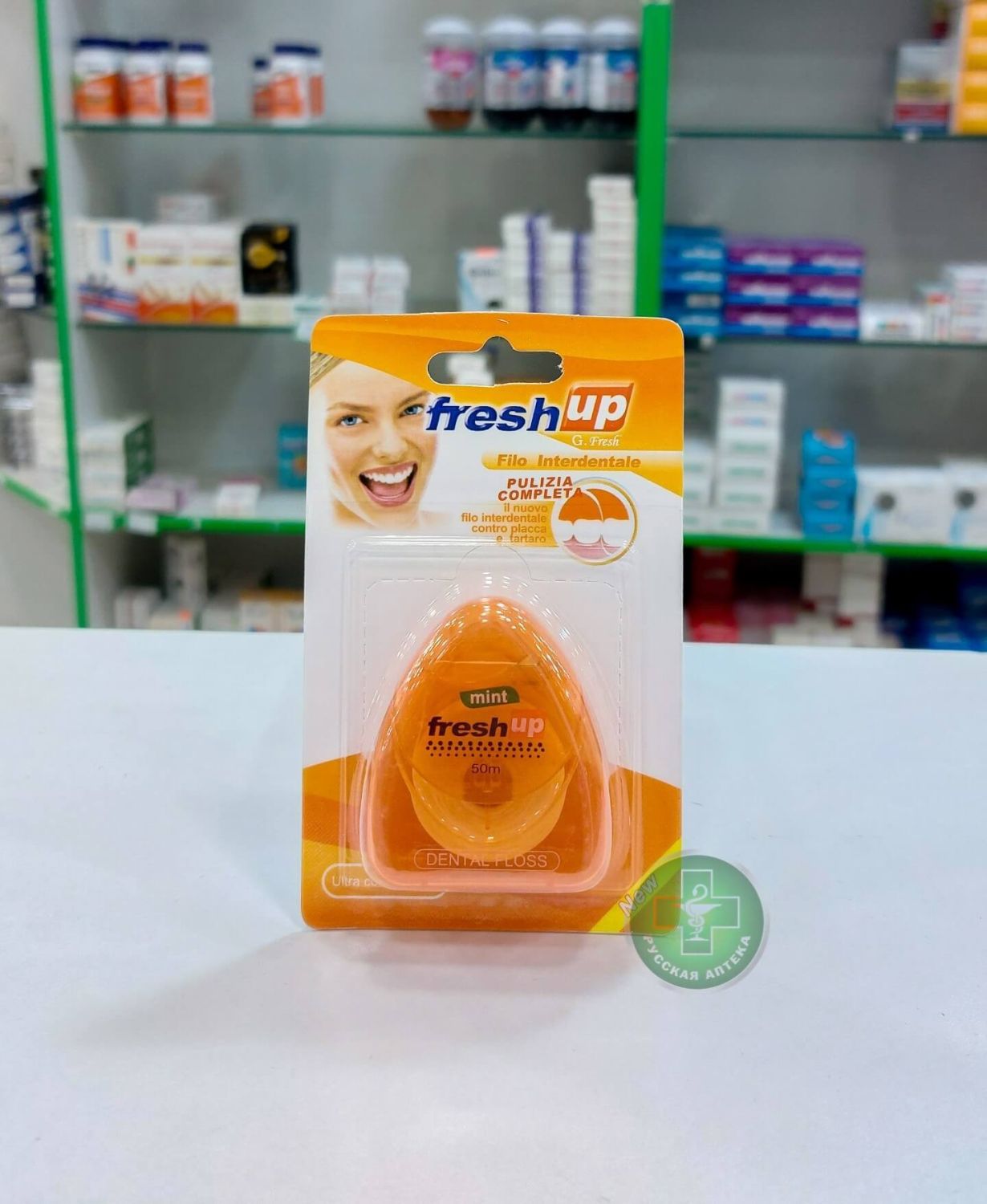 Fresh Up Dental Floss Mint 50 m 1 piece