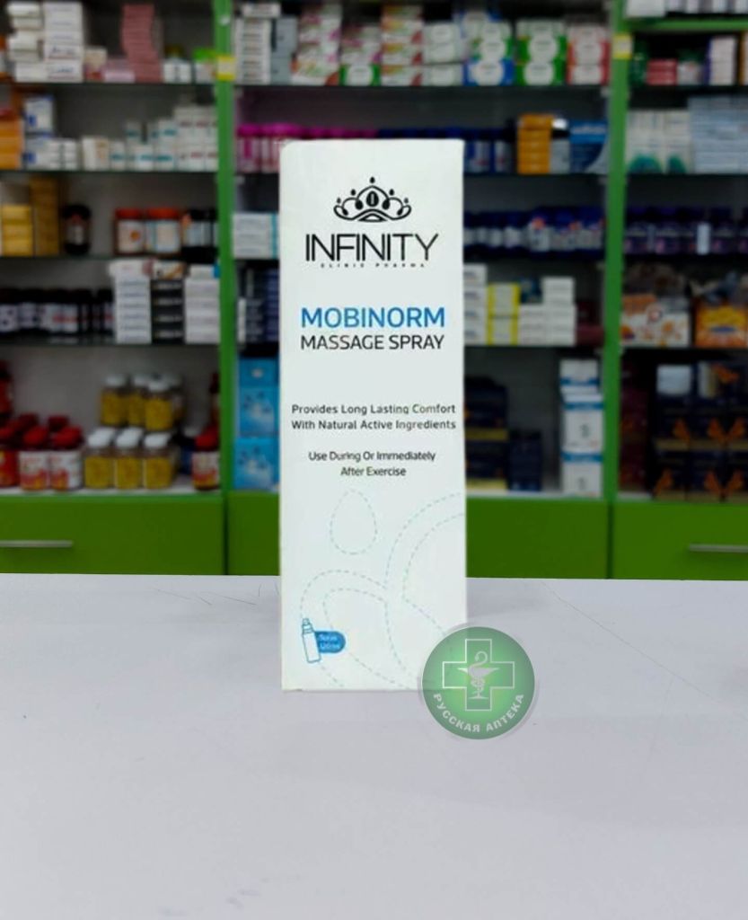 Infinity Mobinorm Spray for fast relief of muscle pain and tension 120 ml