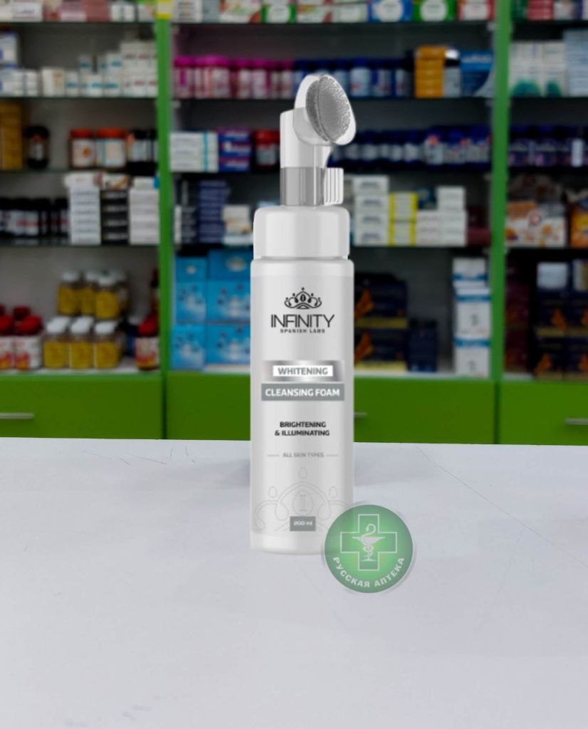 Infinity Spanish Labs Whitening cleansing foam for skin tone evening effect 100 ml