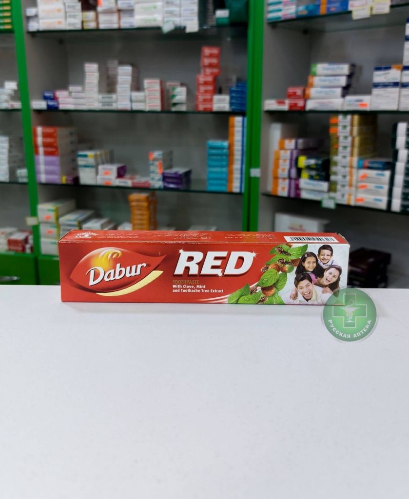 Dabur Red Зубная паста с гвоздикой, мятой и растительными экстрактами 100 г