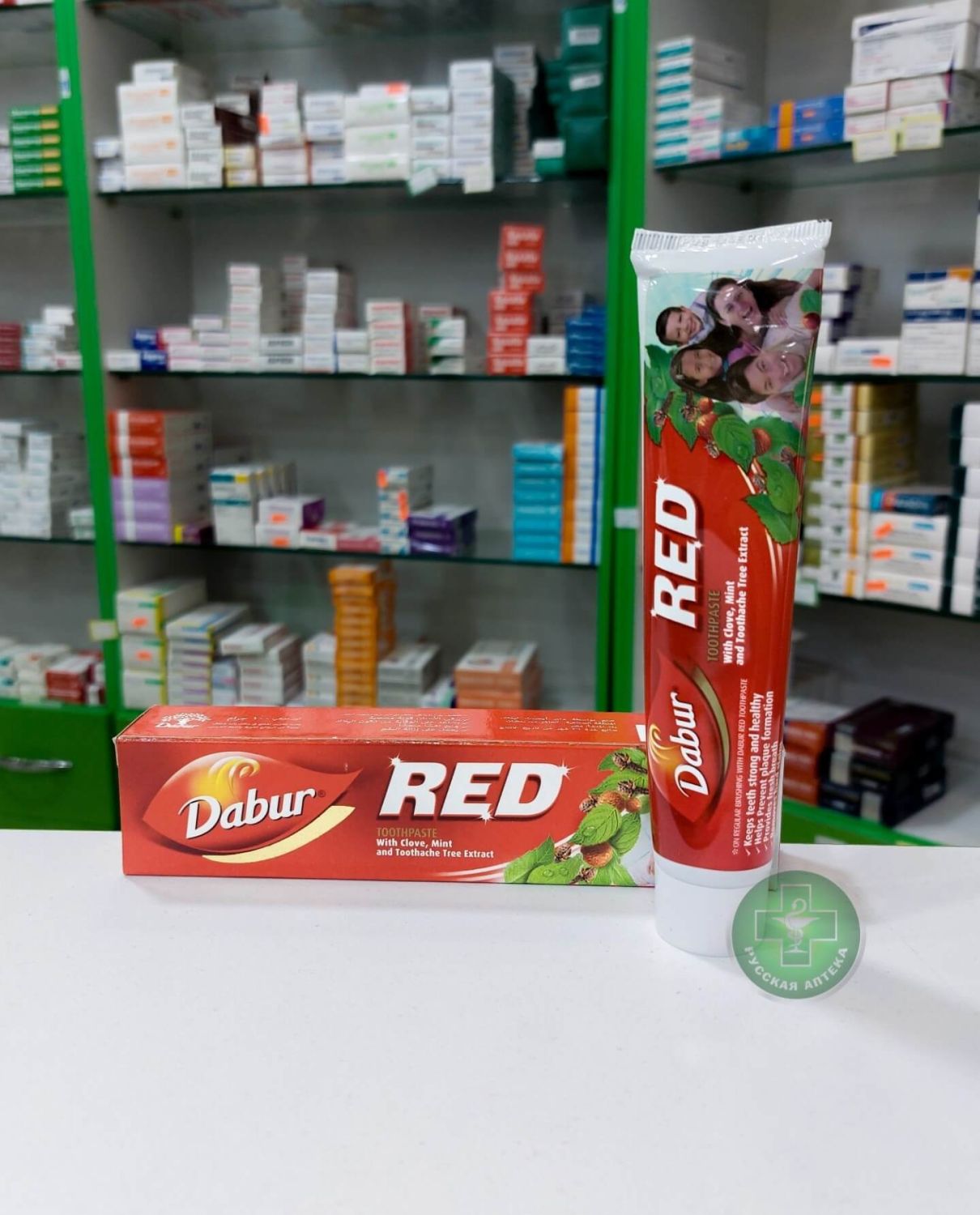 Dabur Red Зубная паста с гвоздикой, мятой и растительными экстрактами 100 г