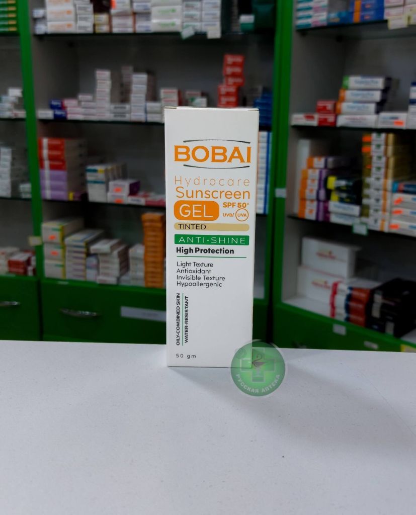 Bobai Hydrocare Солнцезащитный тонирующий гель SPF 50+ 50 г