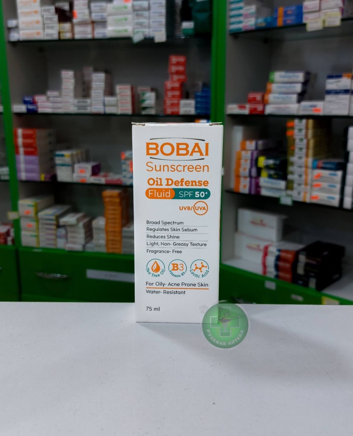 Bobai Sunscreen oil defense fluid for oily and problem skin SPF 50+ 75 ml