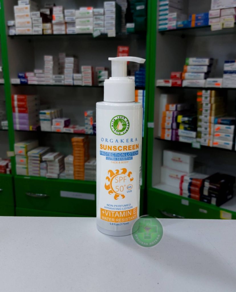 Orgakera Sunscreen Protection Lotion Ultra-Sensitive SPF 50+ for face and body 175 ml