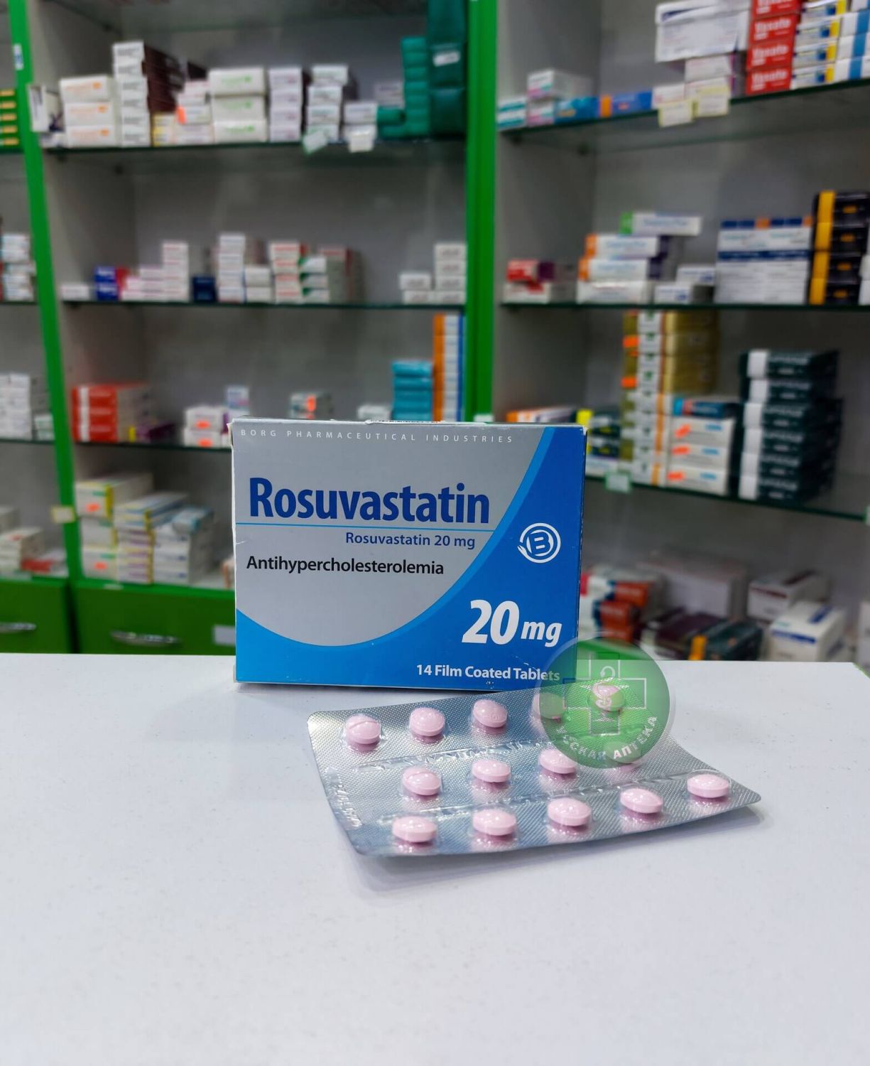 Rosuvastatin 20 mg 14 tablets
