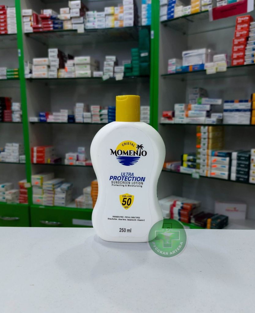 Cristal Momento Солнцезащитный лосьон SPF 50 с ультра защитой 250 мл
