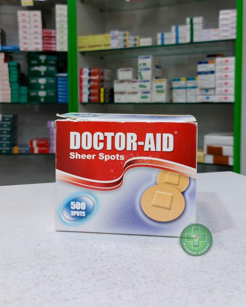 Doctor-Aid Sheer Spots Round Adhesive Bandages 500 spots