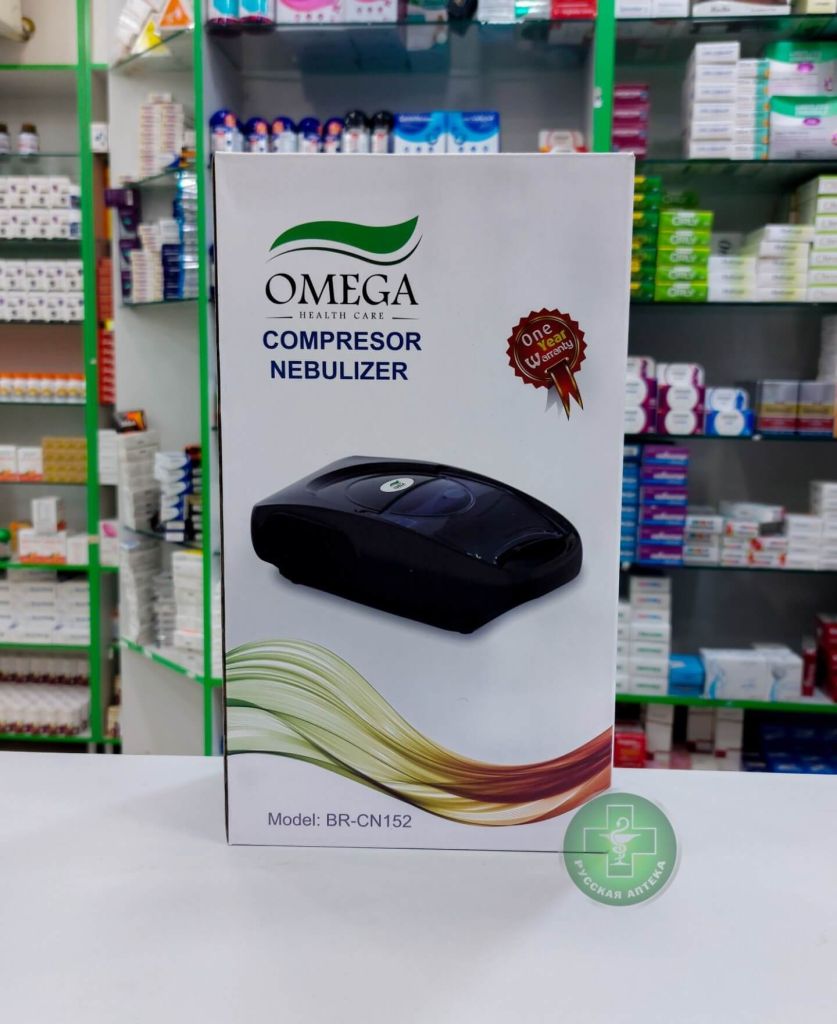 Omega Health Care BR-CN152 Компрессорный небулайзер для дыхательной терапии 1 штука