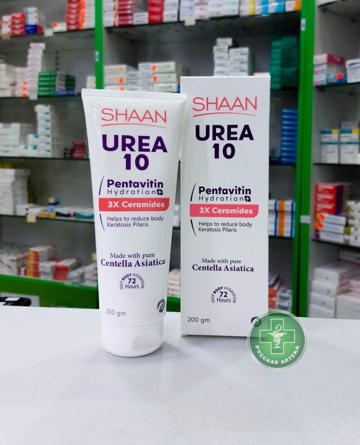 Shaan Urea 10 Дерматологический крем-лосьон с 10% мочевины для интенсивного увлажнения кожи 200 г