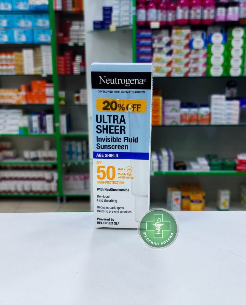 Neutrogena Invisible anti-age facial sunscreen fluid SPF 50+ 50 ml