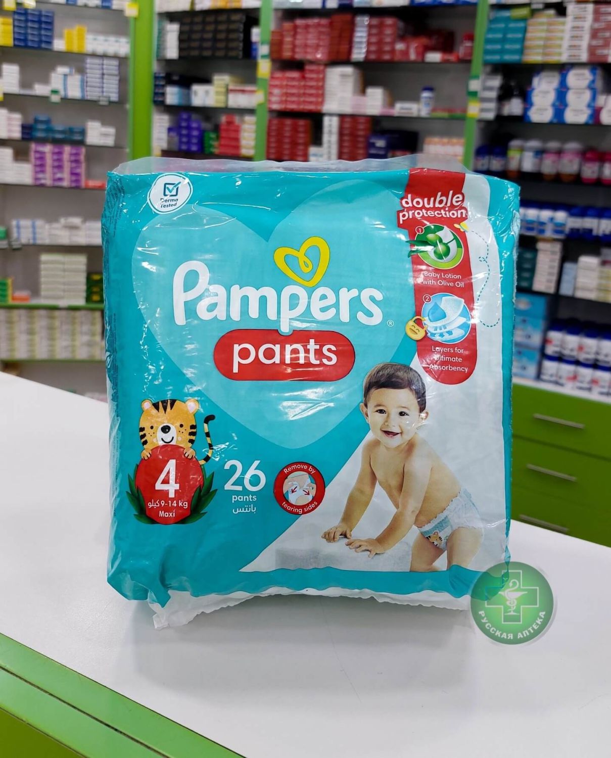 Pampers Pants size 4, 9–14 kg, 26 pieces