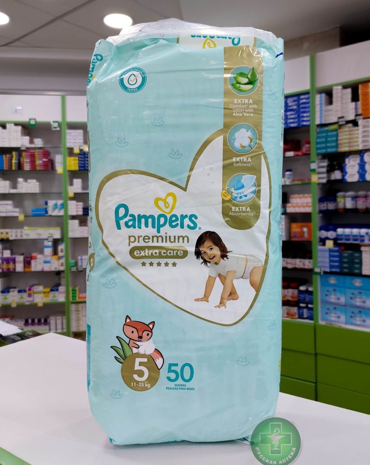 Pampers Premium "Особая забота" Детские подгузники размер 5, 11–25 кг, 50 штук